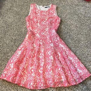 Tommy Hilfinger Lace Fit & Flare Dress